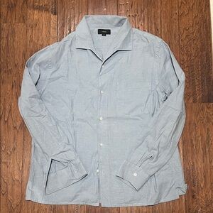Men's Vince Light Blue Button-Up Shirt